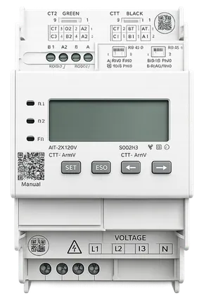 DIN-rail electricity meter